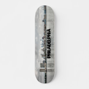 Philly skyline skateboard