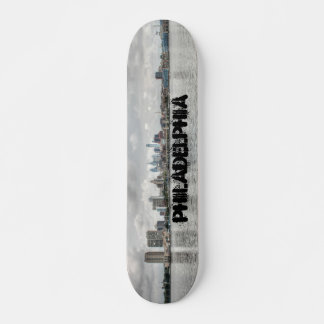 Philly skyline skateboard
