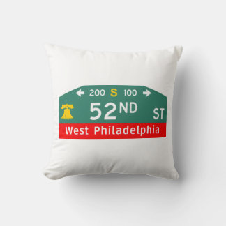 Philly Street Sign Pillow: For YOUR Address!  Cushion