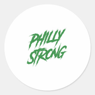 Philly Strong Graffiti Style  Classic Round Sticker