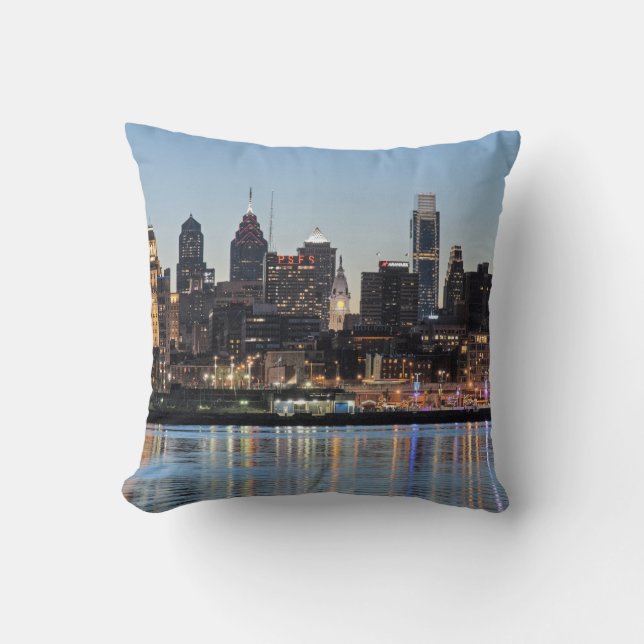 Philly sunset cushion (Front)