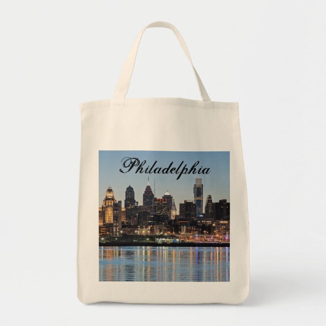 Philly sunset tote bag (Front)