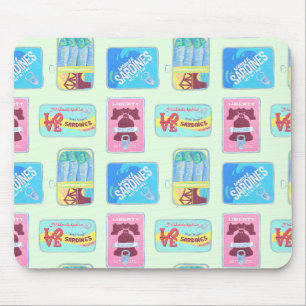 Philly Tin Fish Mousepad - Philadelphia Gift