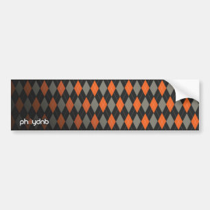 PhillyDnB Argyle Bumper Sticker