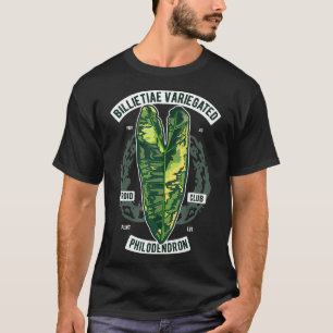 Philodendron Billietiae Variegated Botanist kitty  T-Shirt
