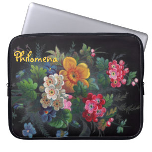 Philomena Victorian Bouquet Neoprene Laptop Sleeve