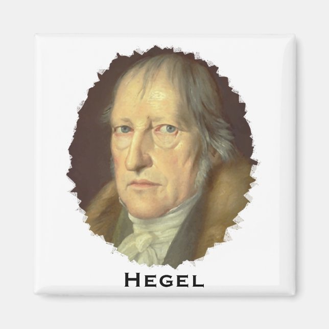 Philosopher Georg Hegel Magnet (Front)