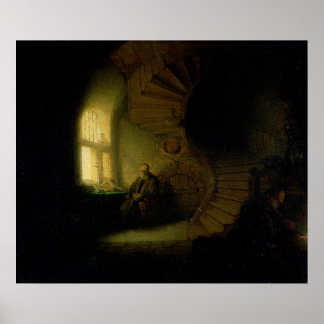 Philosopher in Meditation, 1632 Poster (Front)