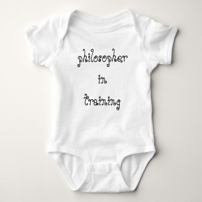 Philosopher in Training infant creeper (Front)