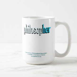 philosopher mug blue