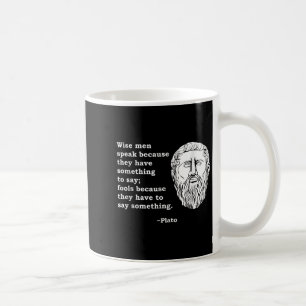 Philosopher Plato Quote - Philosophy Student Nerd  Coffee Mug