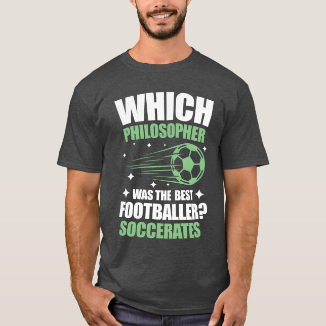Philosopher Washe Best Footballer Soccerates girl T-Shirt (Front)