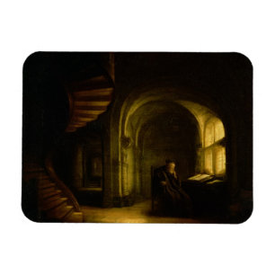 Philosopher with an Open Book, 1625-7 (oil on pane Magnet
