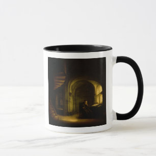 Philosopher with an Open Book, 1625-7 (oil on pane Mug