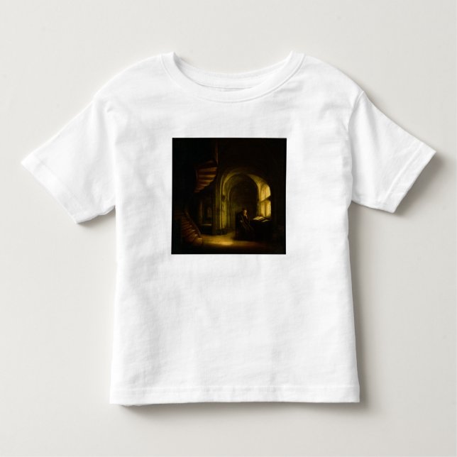 Philosopher with an Open Book, 1625-7 (oil on pane Toddler T-Shirt (Front)