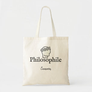 Philosophile Cute Nerdy Philosophy Student Gift Tote Bag