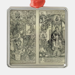 Philosophy and a Habsburg Emperor Metal Ornament