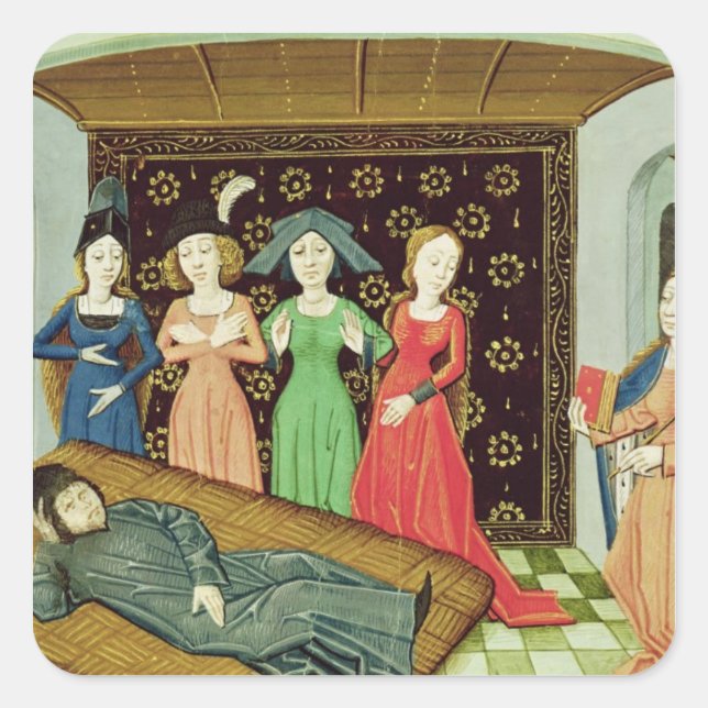 Philosophy and the Muses Square Sticker (Front)