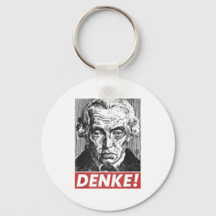 Philosophy Denke Think Sapere Aude Philosopher Imm Key Ring