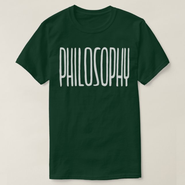 Philosophy handwritten font T-Shirt (Design Front)