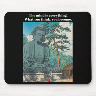 Philosophy Quote Buddha Buddhism Meditation Positi Mouse Pad