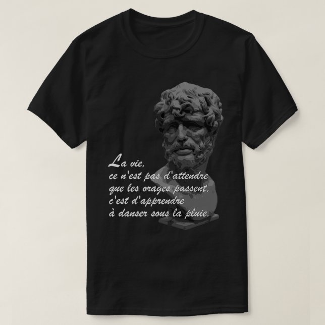 Philosophy Quote Life T-Shirt (Design Front)