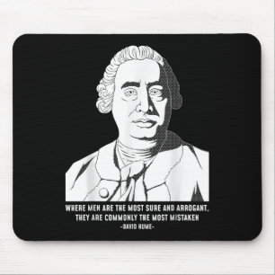 Philosophy Quote Sceptic David Hume Mouse Pad