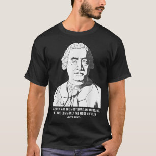 Philosophy Quote Sceptic David Hume T-Shirt