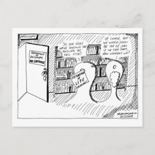 Philosophy's secret room postcard