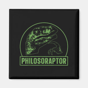 Philosoraptor Funny Philosophy Meme Velociraptor D Magnet
