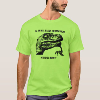 Philosoraptor Horror Film T-Shirt