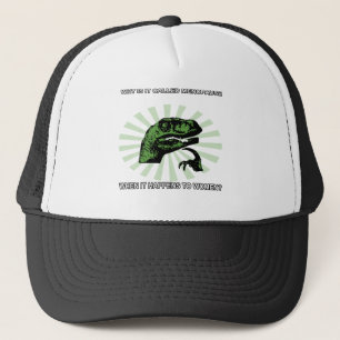 Philosoraptor Menopause Trucker Hat