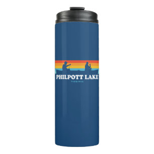 Philpott Lake Virginia Canoe Thermal Tumbler