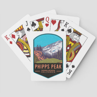 Phipps Peak California Playing Cards