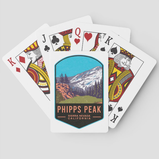 Phipps Peak California Playing Cards (Back)
