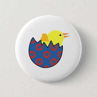 Phish Chick Fishman Donut Design 6 Cm Round Badge