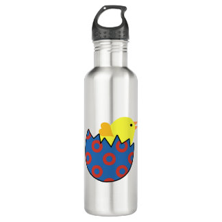 Phish Chick Fishman Donut Design 710 Ml Water Bottle