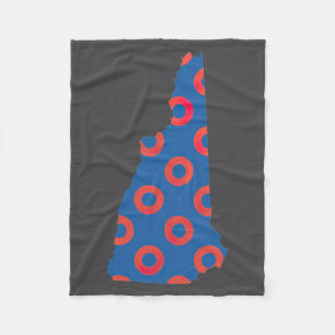 Phish Fishman Donut New Hampshire Ecavator Boy Don Fleece Blanket