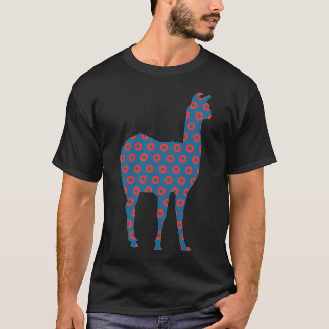 Phish Llama Doughnuts T-Shirt (Front)