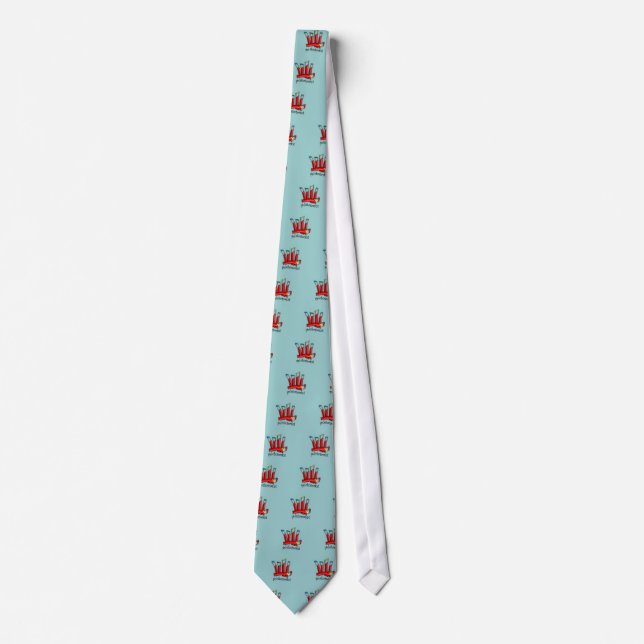 Phlebotomist Artsy Blood Tubes Design Gifts Tie (Front)