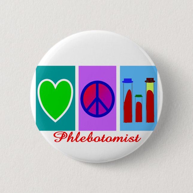 Phlebotomist Gifts 6 Cm Round Badge (Front)