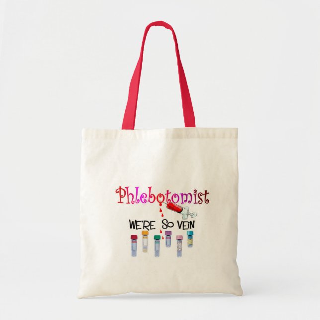 Phlebotomist gifts tote bag (Front)