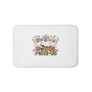 Phlebotomist Halloween Medical Lab Tech Spooky ER  Bath Mat