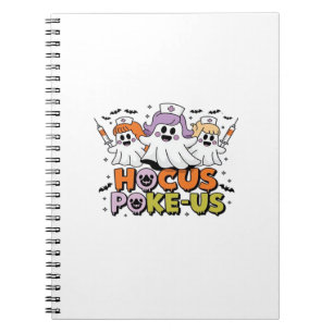 Phlebotomist Halloween Medical Lab Tech Spooky ER Notebook