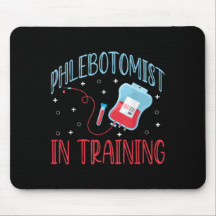 Phlebotomist In Training Clinical Phleb Nursing St Mouse Pad