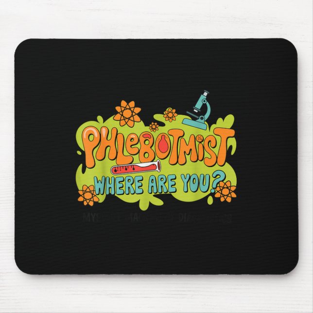 Phlebotomist Lab Week 2025 Laboratory Mls Mlt Lab  Mouse Pad (Front)