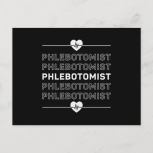 Phlebotomist Phlebotomy Nurse Doctor Medical Gift Postcard