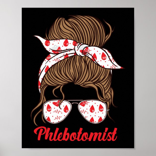 Phlebotomist Phlebotomy Phlebotomist Girl Girl Poster (Front)