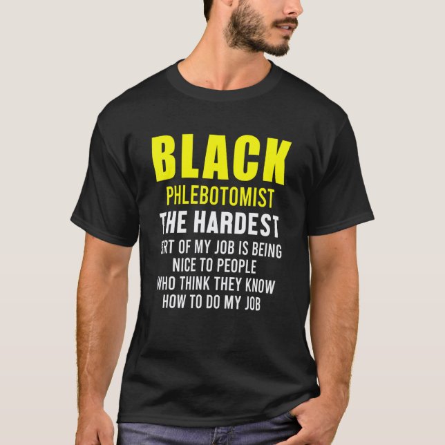 Phlebotomist Phlebotomy Technician 24 T-Shirt (Front)
