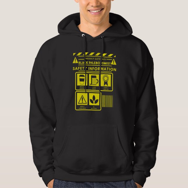 Phlebotomist Phlebotomy Technician  8 Hoodie (Front)